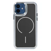 AVIZAR MagSafe ovitek za iPhone 12/12 Pro, dvomaterialna, ultra ojačana zaščita, Črna, (5000190222)