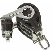 Viadana 57mm Composite Triple Block Swivel with Shackle - Carbon Cam Cleat