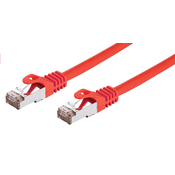 C-TECH Kabel patchcord Cat6, FTP, crveni, 0,5m