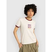 Element Second Nature Ringer T-Shirt oat milk