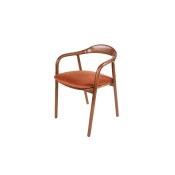 Hanah Home Trpezarijska stolica PA 52x77x51cm Bronzana