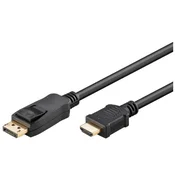 GOOBAY DisplayPort (M)/HDMI (M) Tip A pozlačen 2 m kabel