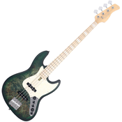 Sire Marcus Miller V7 Ash Reissue 4 Transparent Green Satin Električna bas kitara