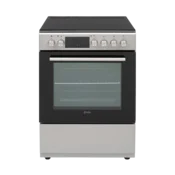 VOX CHT6155SQ Elektricni Šporet, 69 l, 60x85x60 cm, Turbo Rerna, Sivi