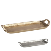 ADTREND Okrasni pladenj z ročaji Metal 41x15xh5cm/več barv/kovina