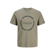 Jack & Jones Junior Majica JJBENSON temno siva / oliva