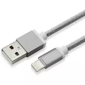 Kabel Lightning USB SBOX punjač,data - iPad, iPhone5/6/7 - 1.5m Grey