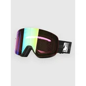 1080 Face Shot Matte Black Pinstripes (+Bonus Len pink lens full revo green