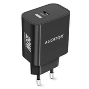 Aligator Mrežni punjac Power Delivery 20W, USB-C - black