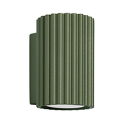 Sollux SL.1656 - Stenska svetilka KARBON 1xGU10/10W/230V zelena