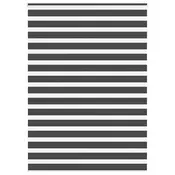 Zavjesa zebra crna 160x200 cm širina tkanine 155,9 cm poliester