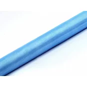 PartyDeco Organza nebesno modra 16cm x 9m