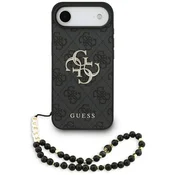 Ovitek Guess Hardcase 4G Classic Logo with Strap za iPhone Air - black