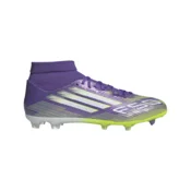 ADIDAS PERFORMANCE Nogometni čevelj F50 LEAGUE svetlo zelena/temno liila/off-bela