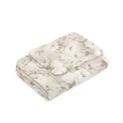Bobono Otroški komplet posteljnine s polnilom, 2 kosa, 75x100cm NEWBORN - Peonies bež