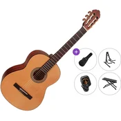 Cort AC100DX Premium SET 4/4 Open Pore Natural Klasična kitara