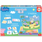 Peppa Pig super pack 4 in 1