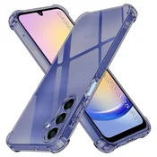 TPU gel ovitek Techsuit Shockproof za Samsung Galaxy A25 - smoke black