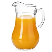 shumee Steklen vrč za pijačo, sok, kompot, limonado, vodo, velik 2,4 l