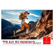 Trailrunning Power (Wandkalender 2025 DIN A4 quer), CALVENDO Monatskalender