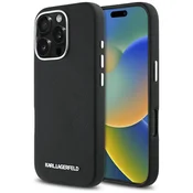 1 to 3 Karl Lagerfeld Saffiano Polno Zavit Ovitek Za Iphone 16 Pro Z Logotipom