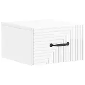 vidaXL vidaXL Stenski nočni omarici Bela visok sijaj 34,5 x 33 x 20 cm, (5000210001)