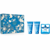 Versace Eau Fraîche Gift Set for Men Eau de Toilette 50 ml + Perfumed Shower Gel 50 ml + Post-shave Balm 50 ml