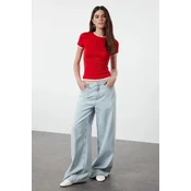Trendyol Milla Ženska majica TWOSS24TS00063, Crvena