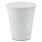 Polnix Osnovni keramični cvetlični lonček Orchid WHITE z robom 15 cm