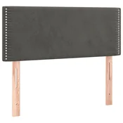 LED uzglavlje tamnosivo 100x5x78/88 cm baršunasto