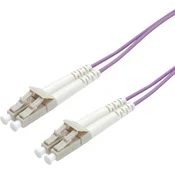 ROLINE FO Jumper Cable 50/125µm OM4, LC/LC, Low-Loss-Connector 1m