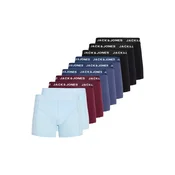 JACK & JONES Boksarice JACJOTA SOLID safir / svetlo modra / merlot / črna