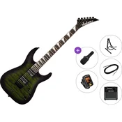 Jackson JS Series Dinky Arch Top JS32Q DKA HT AH Premium SET Transparent Green Burst Električna kitara