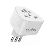 SBS SBS POTOVALNI ADAPTER ZA POLNJENJE ELEKTRONSKIH NAPRAV ZA EVROPO, ZDA IN ZDRUŽENO KRALJESTVO, (5000261429)