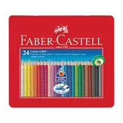 Barvice Faber-Castell Grip, eco, 24 kosov