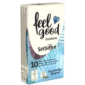 feelgood «sensitive extra lubricated condoms 10 pcs