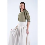 Trend Alacati Stili Ženska bluza Alc-X15096, Kaki