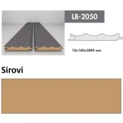 Profil Zidni MDF LB-2050 za farbanje (866/231) 2800x140x18mm ( 026-074 )