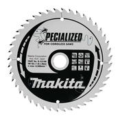 MAKITA B-53198 TCT žagin list 165x20mm 44Z za AKU,les,MDF,laminat