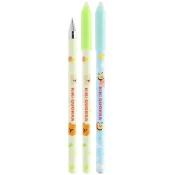 Gel/radirka M&G Kiki Quokka 0,5 mm, modro črnilo (2 barvi)