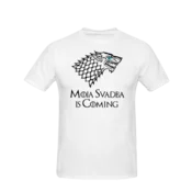 Unisex majica Moja svadba is coming cs3202, Bela