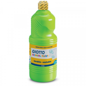 Barvice tempera 1l giotto VSE ZA ŠOLO - SVETLO ZELENA
