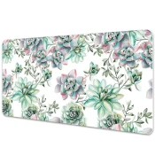 Decormat Podloga za pisalno mizo Cvetni akvarel 120x60 cm