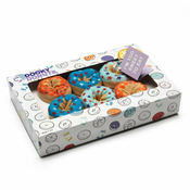 DOOKY Gift DONUTS čarape Blueberry Orange 3 para