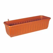 PVC KORITO Z VODNO REZER. ALPFA 80 CM ANTRACIT