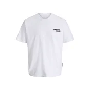 JACK & JONES Majica JCOMarina roza/črna/bela
