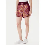 adidas Športne kratke hlače FARM Premium JW4482 Bordo rdeča Loose Fit