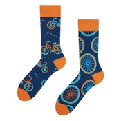 Nogavice DEDOLES - dolge, Orange Bicycle, 43-46