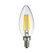 shumee LED žarnica z žarilno nitko 4W svečka E14 2700K
