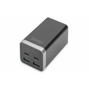 4-Port USB-charging adapte, 65W GaN 65W, 2x USB-C, 2x USB-A, PD3.0